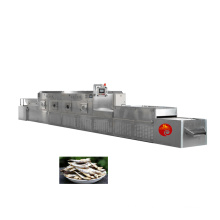 Stainless Steel Industrial Automatic Yellow Croaker Seafood Microwave Food Sterilizing Machine Dryer Machine